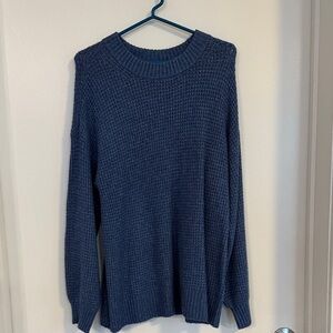 American Eagle Outfitters Blue Crewneck Sweater